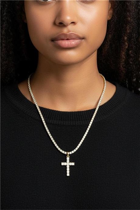 Collana con croce ATENA